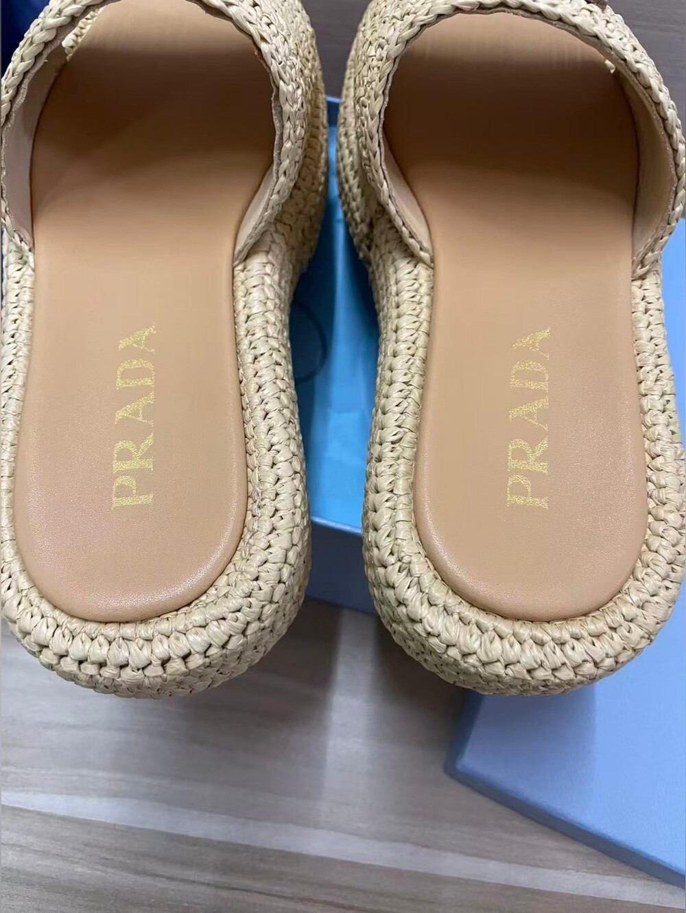 Prada Crochet Platform Sandals - Picture 6 of 8